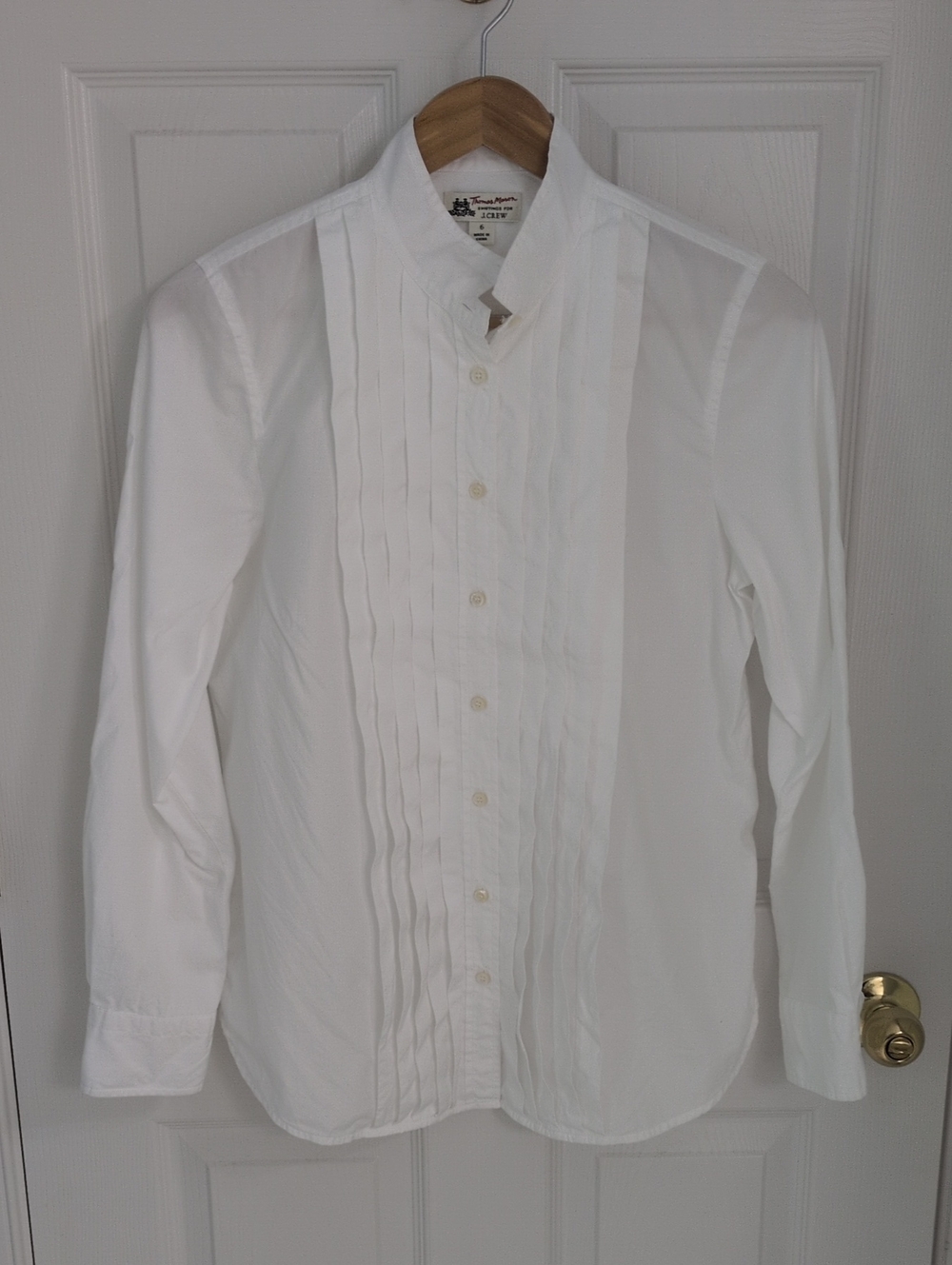 J. Crew Thomas Mason Slim-fit Tuxedo Shirt